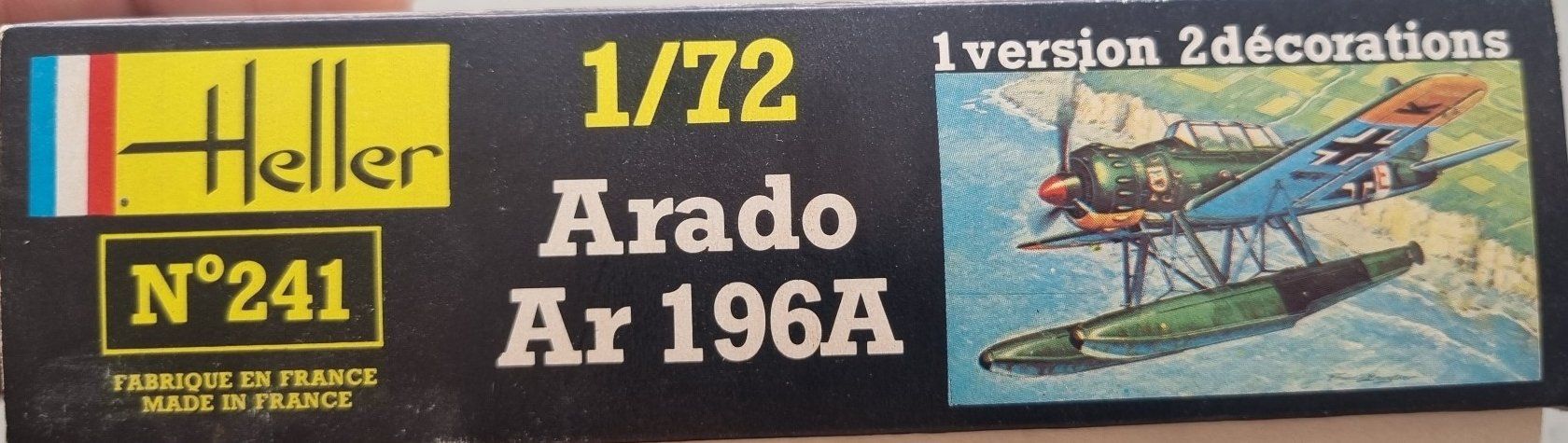 Heller Kit di modellismo & Modellini statici: 1/72 Heller Ar 196A (241) – Usato da Grand-Lancy venduto da LFW 3
