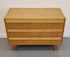 MCM Vintage Design, Kommode, 3 Schubladen, Esche, 1970er