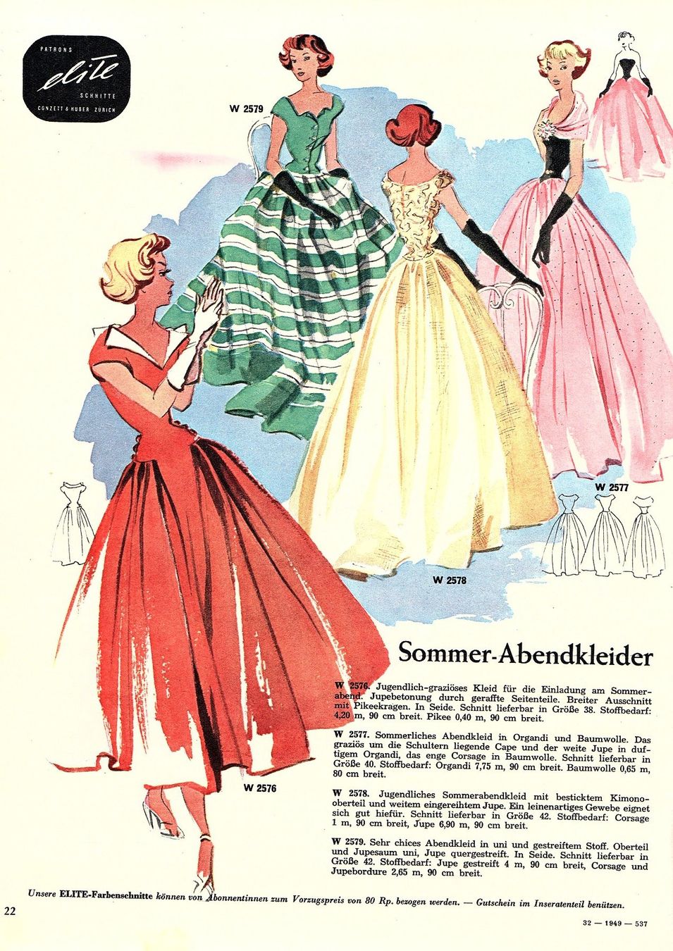 Riviste & Magazine: Modemagazin Wochenblätter 1949 – Usato da Mörschwil venduto da lindaswunderkiste 4