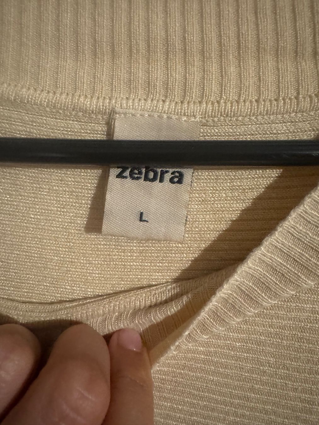 Kleider: Pulloverkleid Zebra Grösse L beige / hellbraun – Gebraucht aus Künten von bel_6wn2 2
