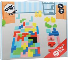 Tetris / Puzzle en bois - Formes géométriques (NEUF)