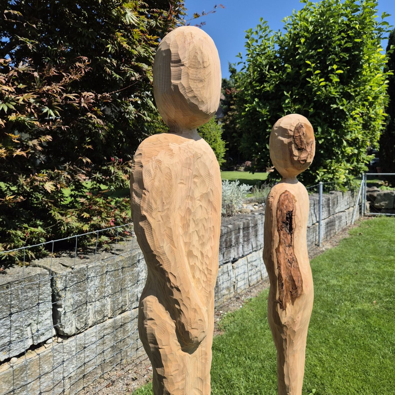 Sculptures & Statues: Holzskulptur "Silent Talk" – Neuf (Voir description) à Ottenbach par WoodGallery 5