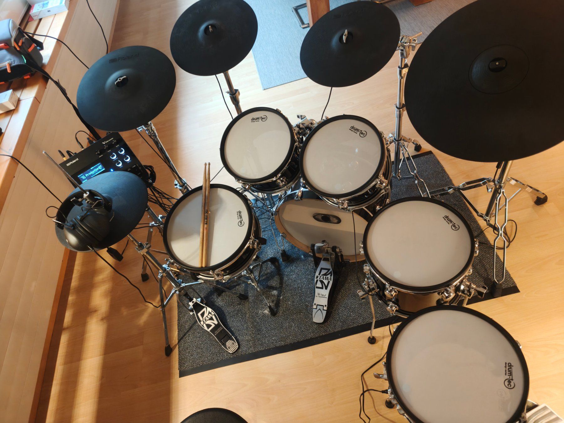 Strumenti musicali: drum-tec Jam NG electronic drums mit Roland TD-27 – Usato da Zürich venduto da JonasAeschlimann 1