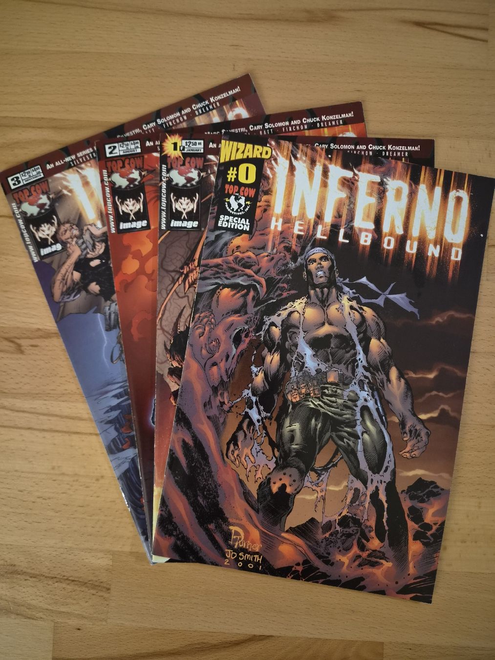 Comics: Inferno Hellbound #0-3 (complete) – Gebraucht aus Biel/Bienne von collector_comics