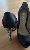 High Heels Grösse 36 mit Strasssteinen an Sohle und Absatz