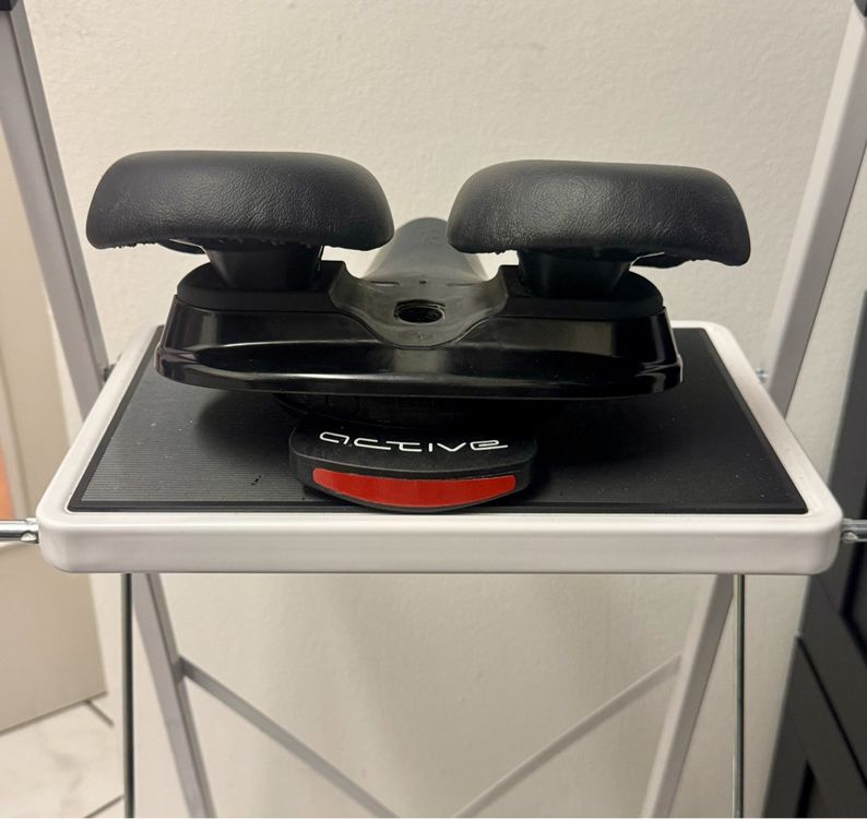 Luxton Ergonomischer Rollhocker Mit Memory-Schaum, Höhenverstellbar (48,3-66,8 Cm), Für Büro, Salon, Werkstatt, Schwarz