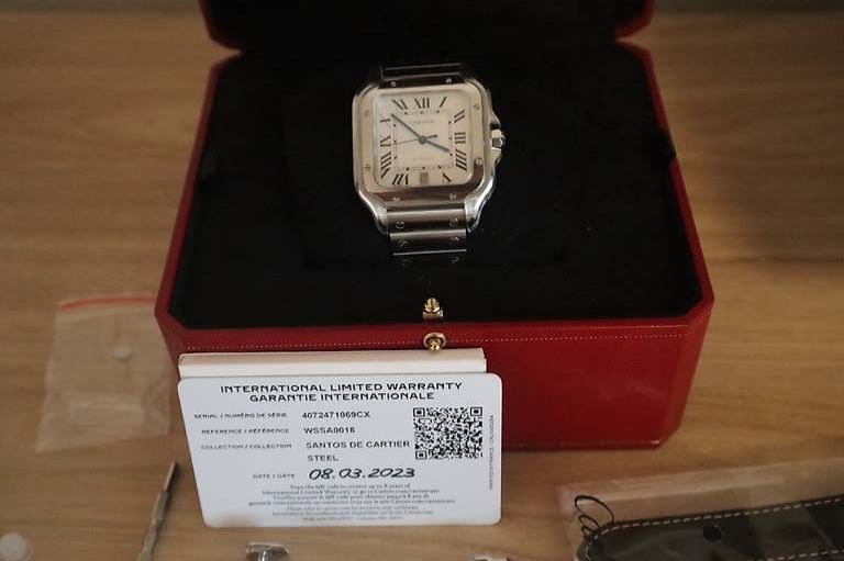 Cartier Montres: Cartier Santos Full Set🔥 – D'occasion à Hombrechtikon par Alphex_Time 4
