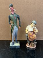 Figurines de collection vintage, sculpture en bois