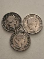 Lot mit 3 Stk. 5 Rp. ( 1900/01/02 )