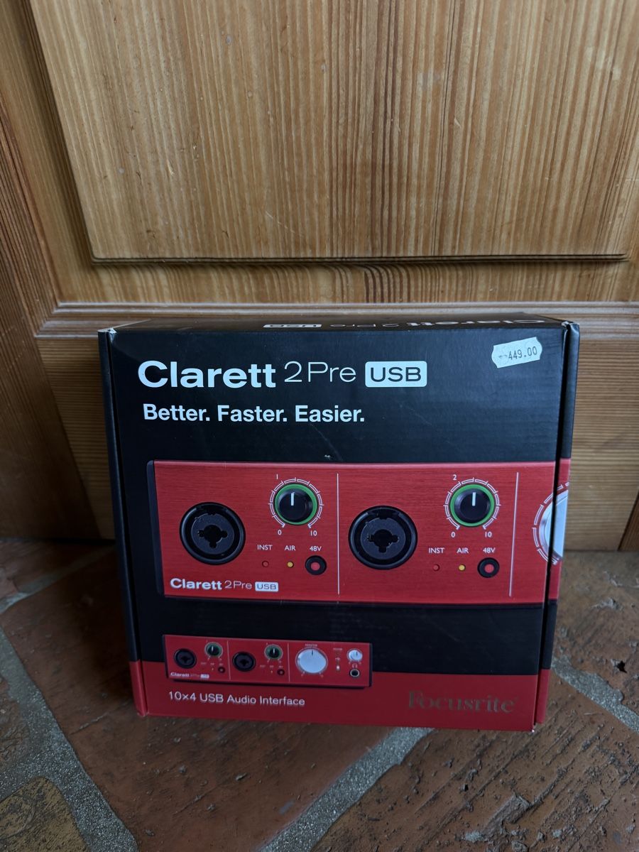 Focusrite Attrezzatura per studi di registrazione: Focusrite Clarett 2Pre USB-C – Usato da Pfäffikon SZ venduto da Tonimarroni99