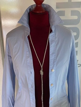 Bluse Caliban hellblau Caliban-Grösse 36/38
