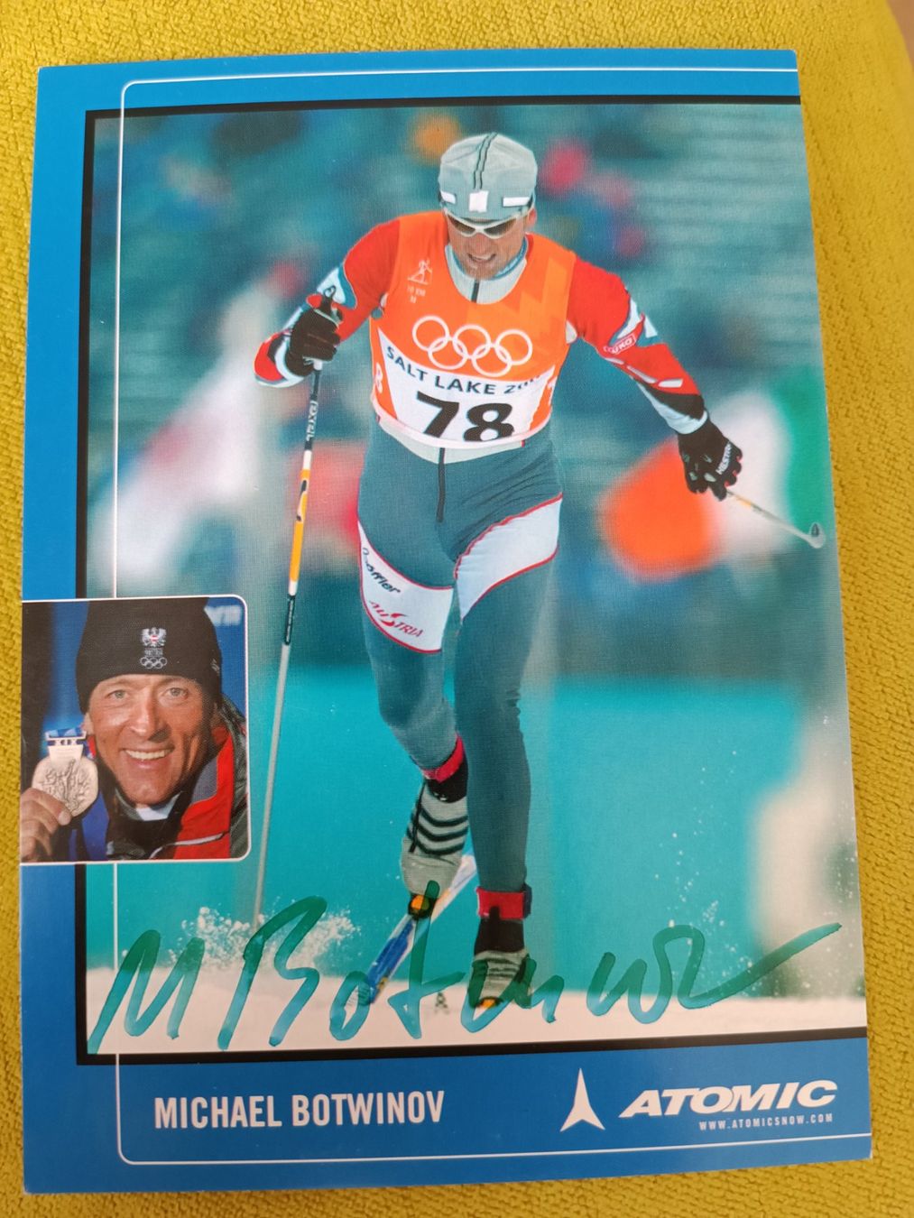 Autografi: Michail Botwinow – Usato da Menziken venduto da Autogramme