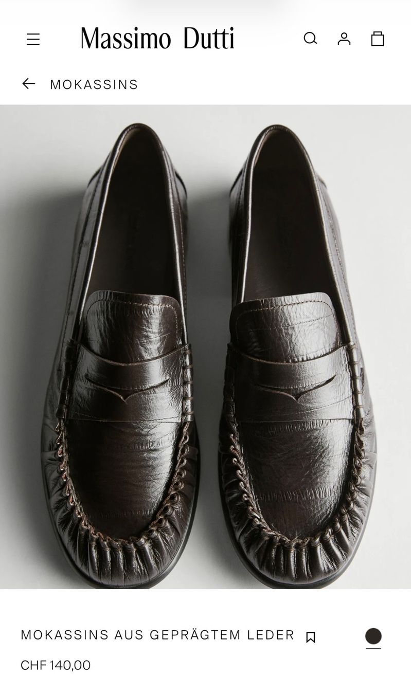Scarpe da donna: Massimo Dutti Loafer / Mokassins Braun – Nuovo (secondo la descrizione) da Zürich venduto da coisa 1