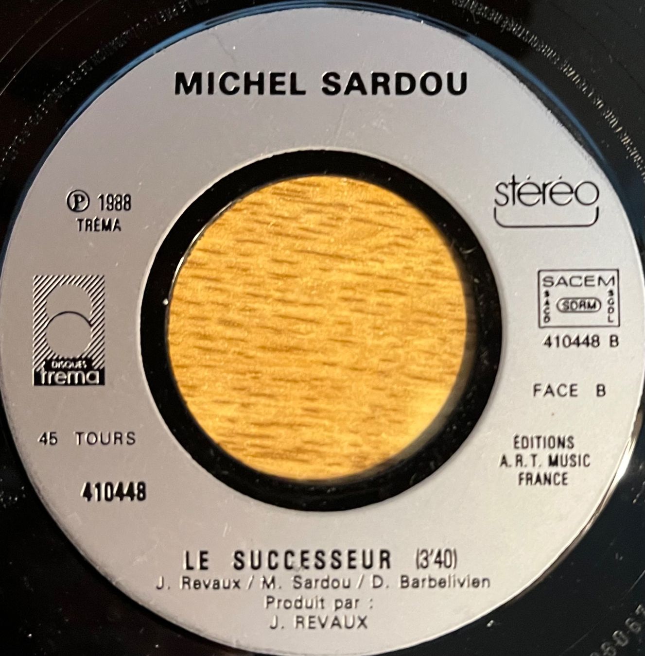 Vinyles: MICHEL SARDOU - LA MÊME EAU QUI COULE – D'occasion à Bussigny par vinyl-pas-cher 3
