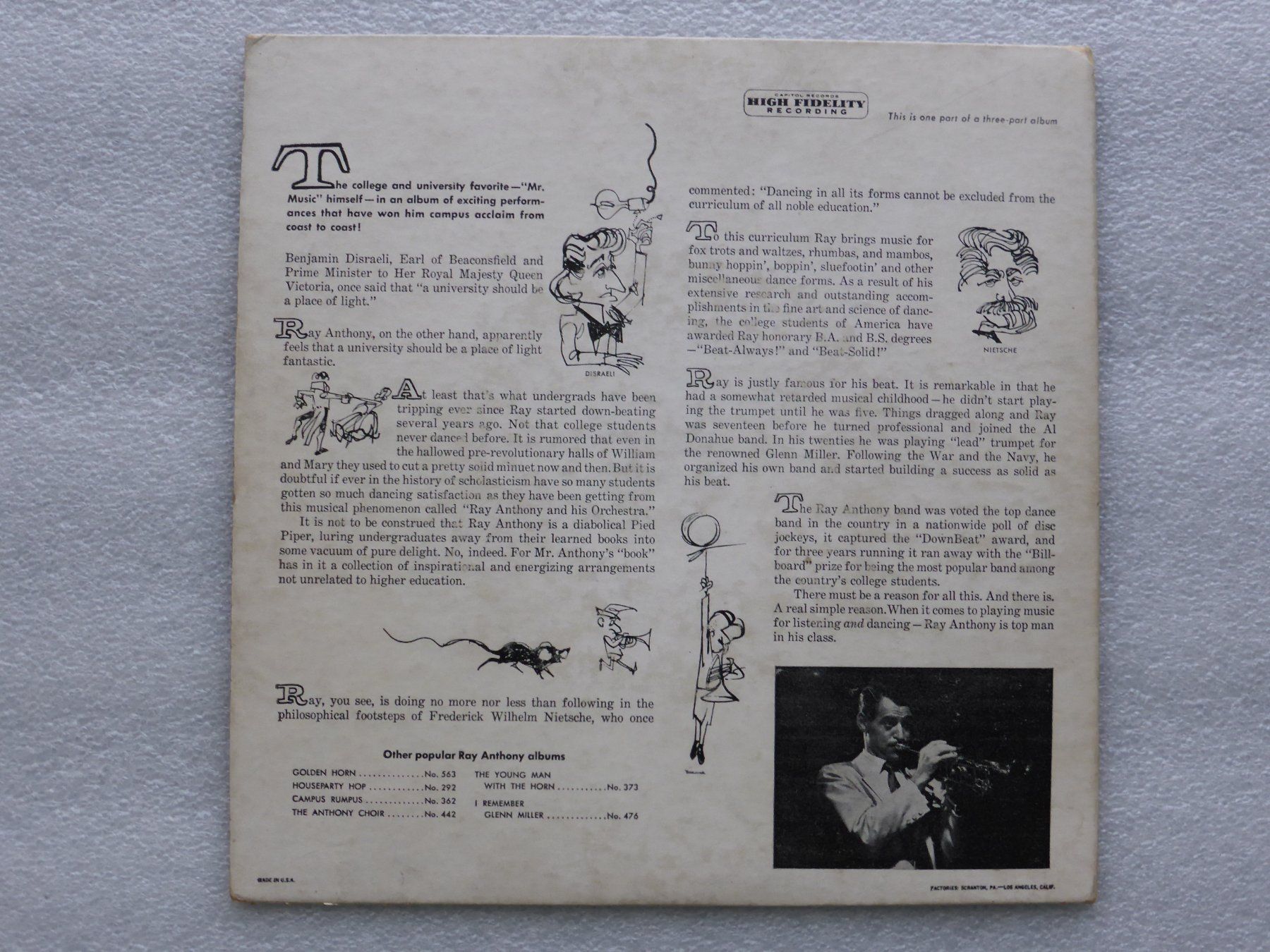 Vinyles: Vinyl Single  EP  RAY ANTHONY – D'occasion à Küssnacht am Rigi par Mondkinder 3