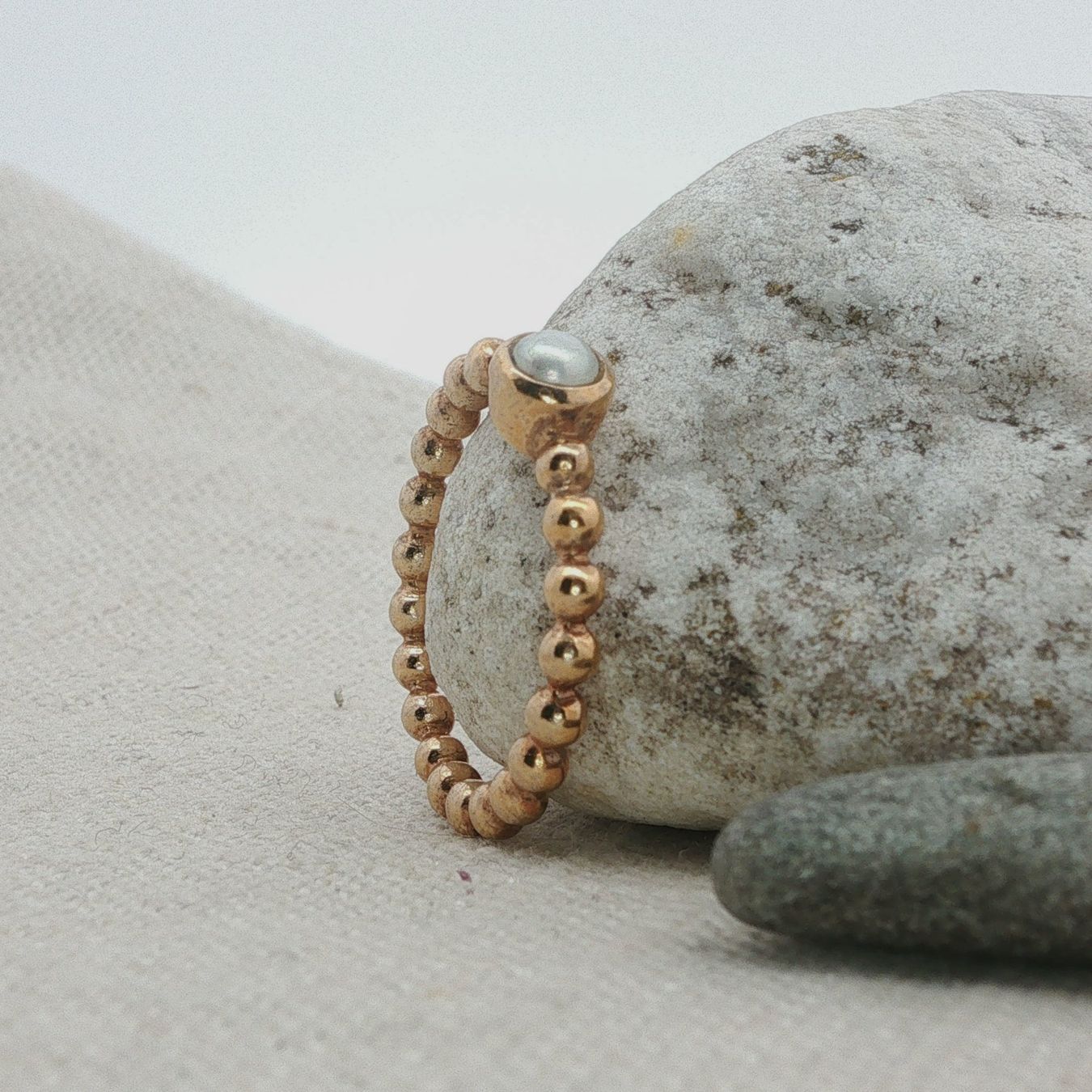 Olga Ribler Anelli: Feiner Silber Ring 925 mit Perle Grösse 55 – Nuovo (secondo la descrizione) da Luzern venduto da Schmuckoutlet 2