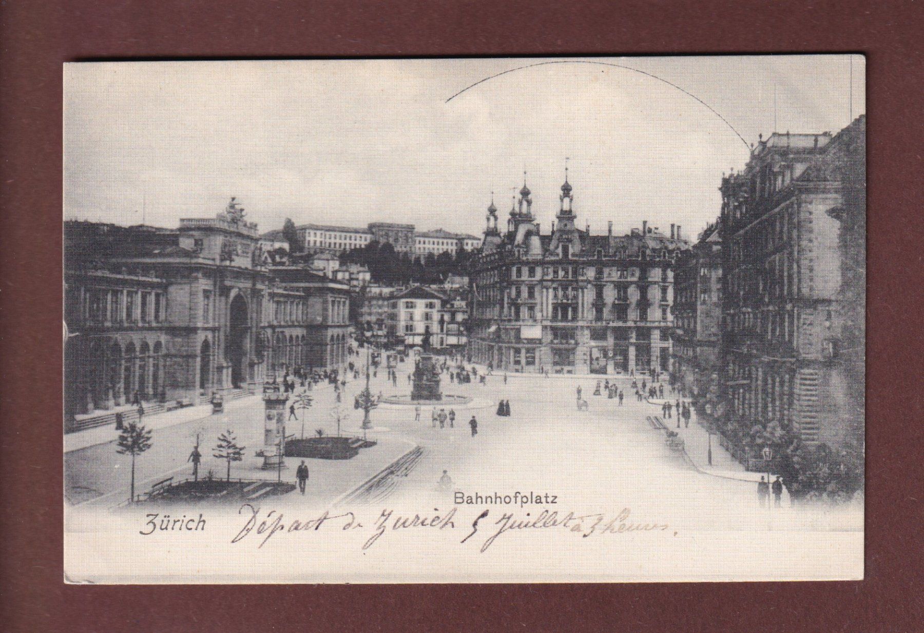 Cartoline postali: ZÜRICH - Bahnhofplatz – Usato da Pully venduto da nicecards-shop
