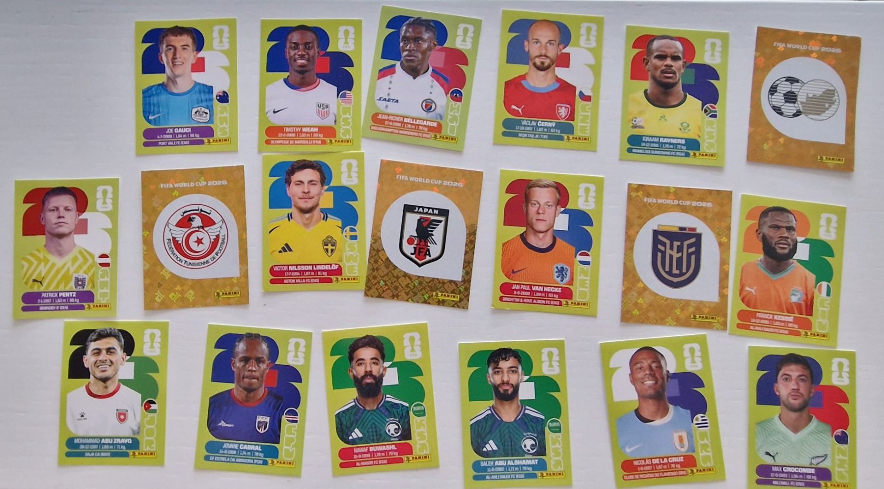 Panini Sammelbilder & Trading cards: Lot 19 Panini FIFA 2026, sans double – Neu (gemäss Beschreibung) aus Bouveret von psv01