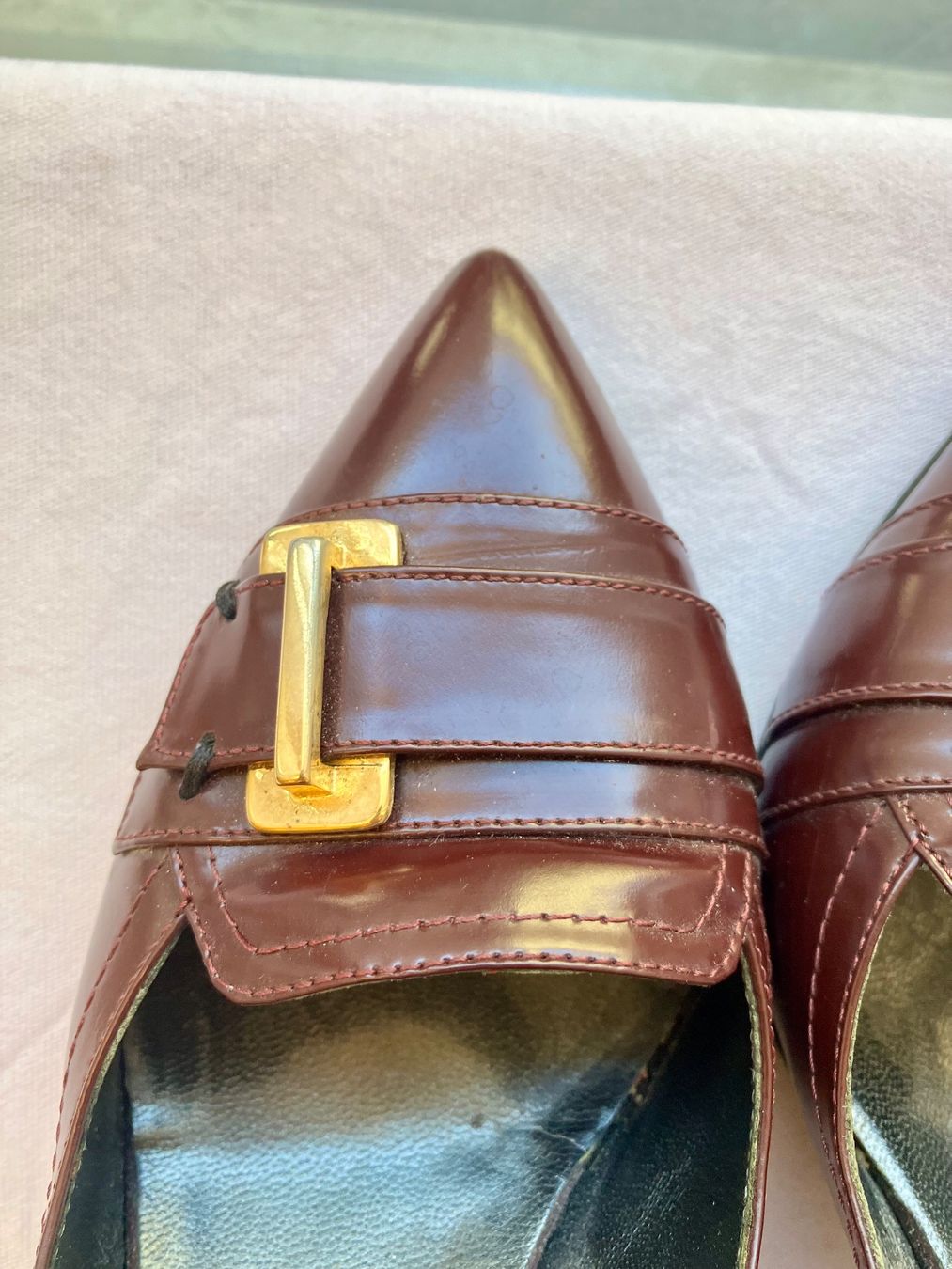 Navyboot Scarpe da donna: NAVYBOOT Leder Pumps, Burgund, Grösse 37 – Usato da Zürich venduto da mou_j96c 4