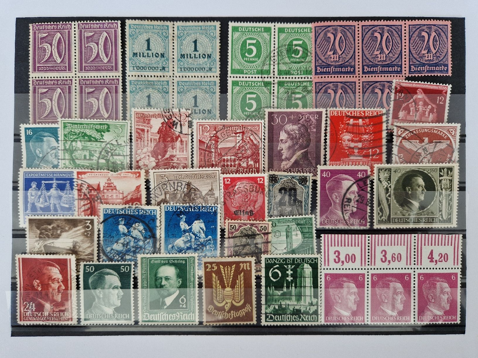 Tutti i francobolli: Deutsches Reich Briefmarken – Usato da St. Gallen venduto da Enrico_SG