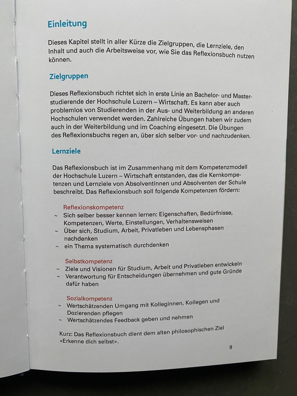 Libri: Reflexionsbuch für Studium & Beruf - wie neu – Nuovo (secondo la descrizione) da Dallenwil venduto da kavogt6 5