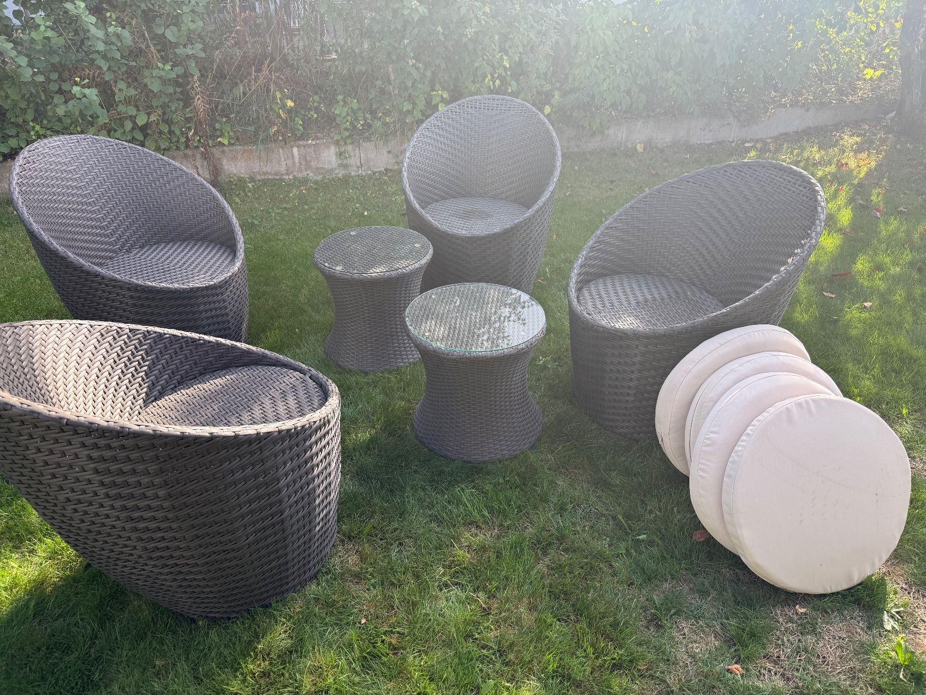 Poltrone: Gartenlounge 6-Teilig Rattan – Usato da Schafisheim venduto da Neophyte_1337 3