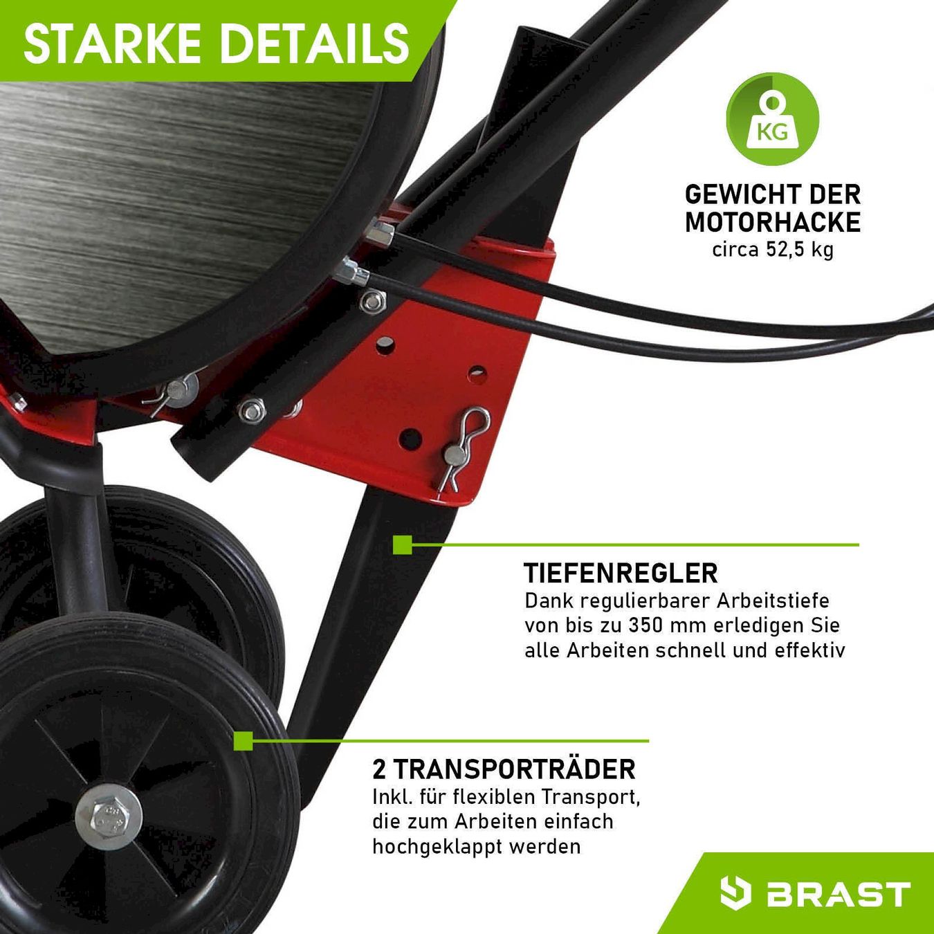 Alle Maschinen: BRAST Benzin Motorhacke AF6000 – Neu und originalverpackt aus Bottighofen von zaap 7