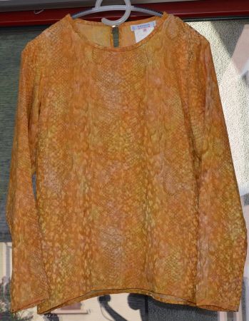Yves Saint Laurent Seidenbluse / blouse en soie 36