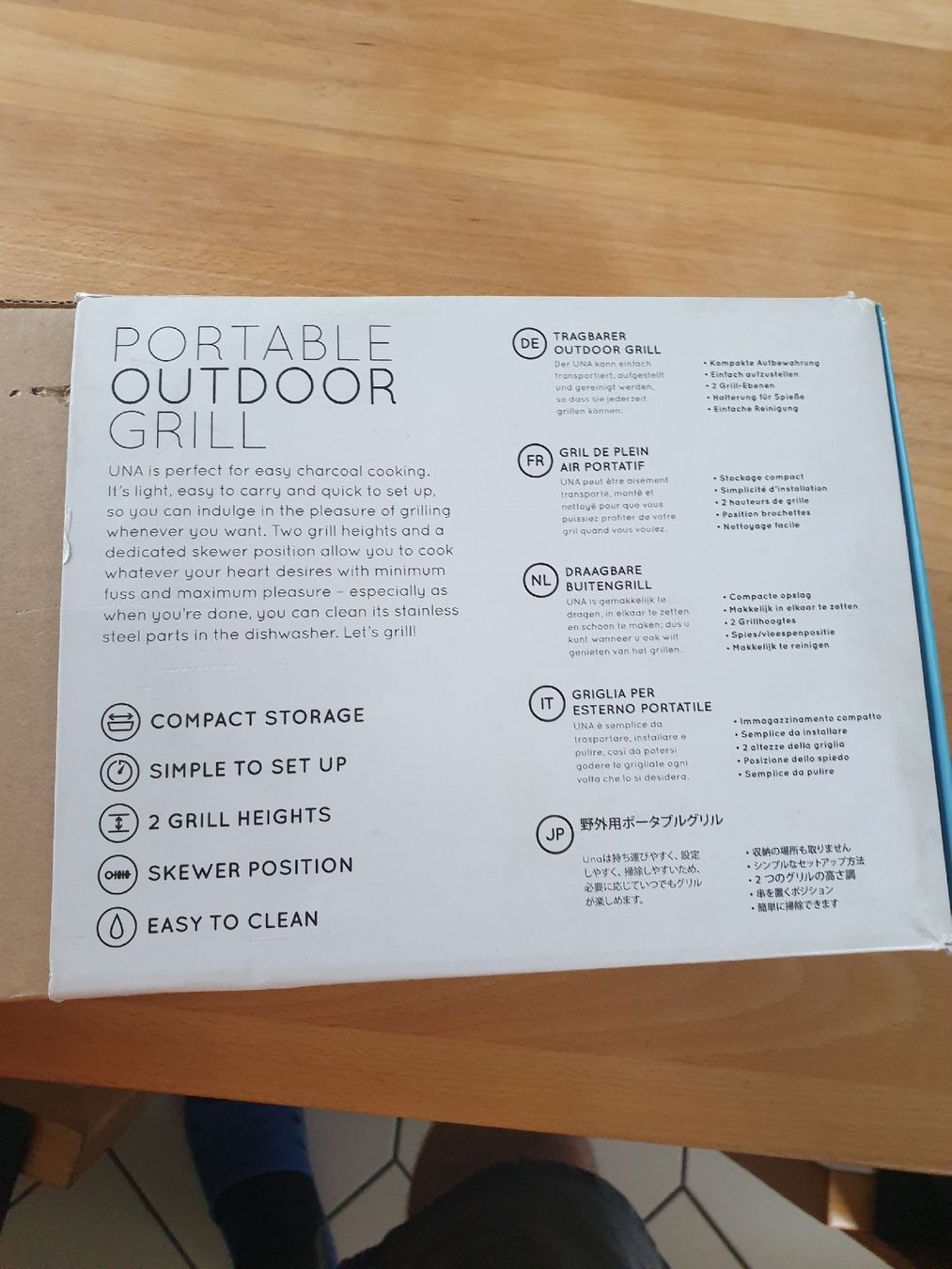 Griglie: Portable Outdoor Grill – Nuovo e nell'imballaggio originale da Oberbuchsiten venduto da Klame 3