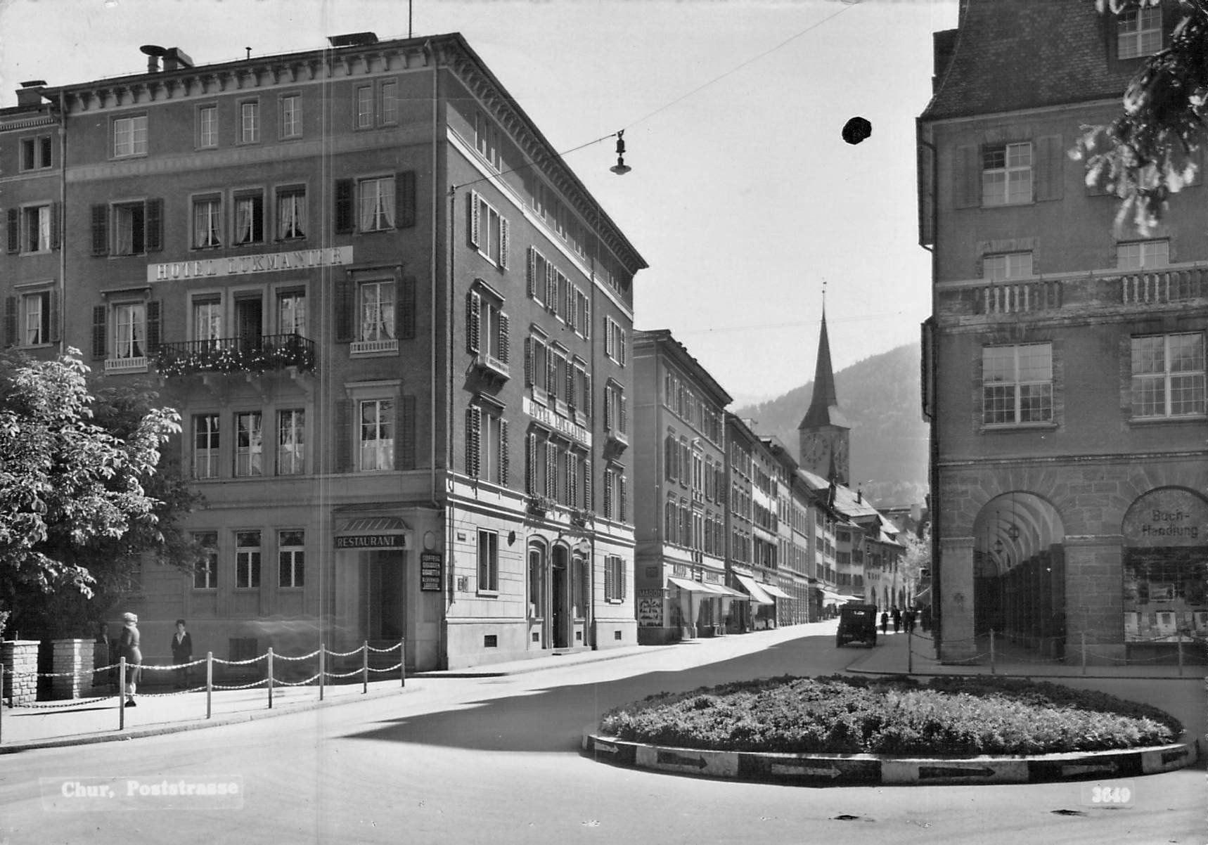 Cartoline postali: -Chur - Poststrasse 1953 – Usato da Reichenburg venduto da Pipo-67