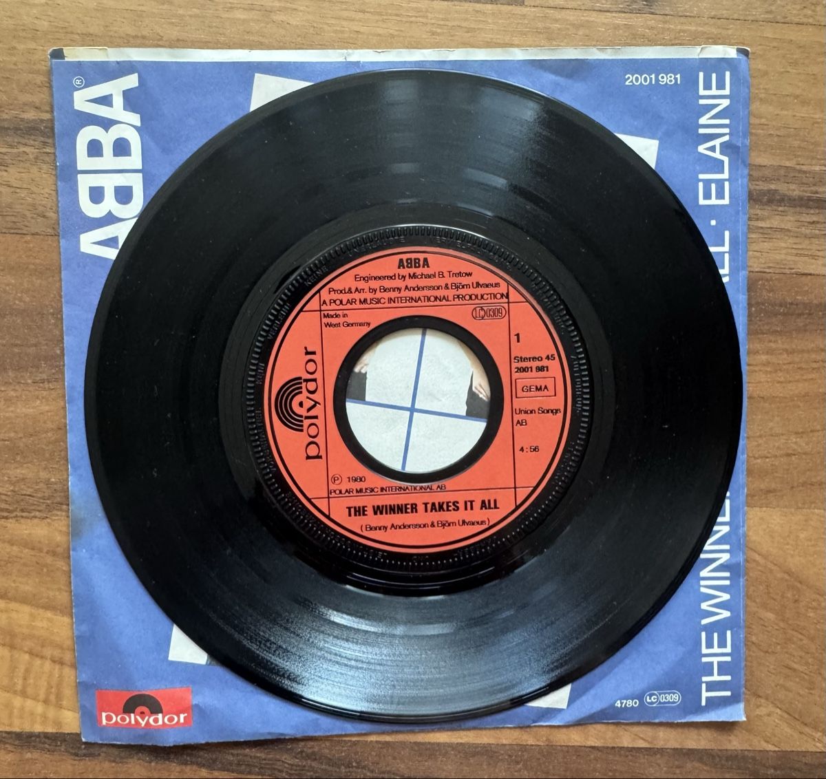 Schallplatten: ABBA - The Winner Takes It All - 7" Singles - 80s – Gebraucht aus Rorbas von BlackstarRecords 2