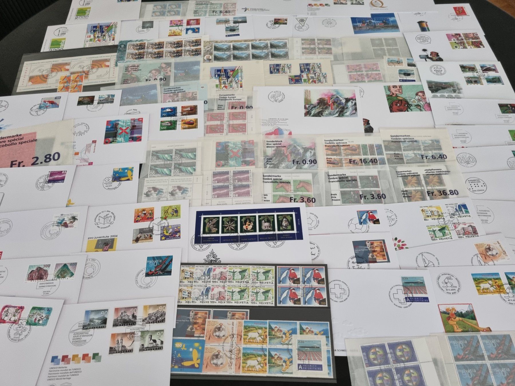 Tutti i francobolli: Posten mit Aboware Schweiz, in Tüten, FDC, Kleinbogen – Usato da Gümligen venduto da Geniusbuy