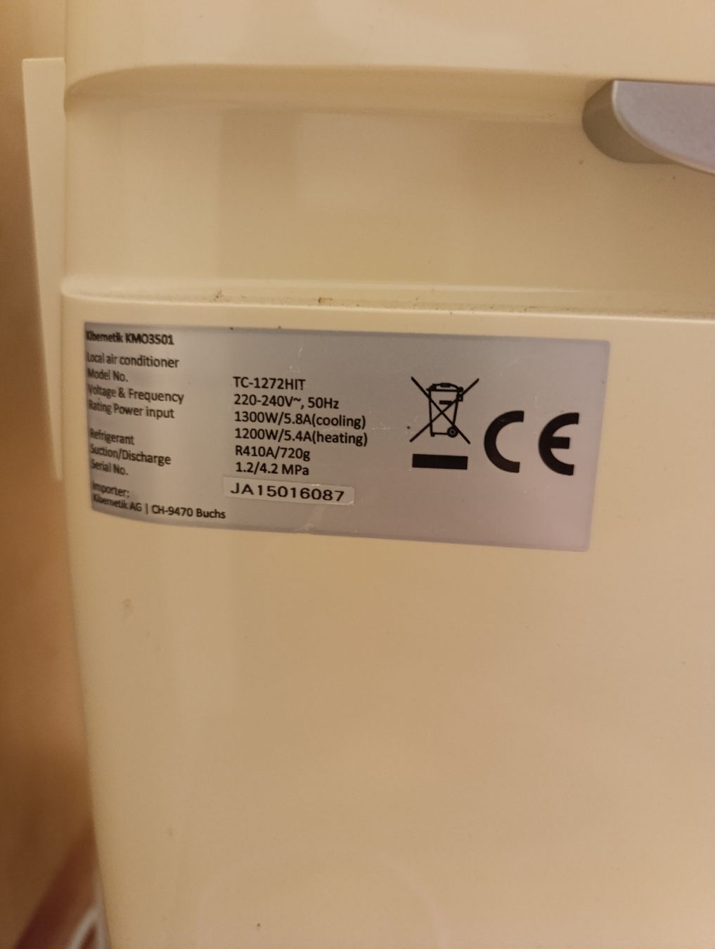 Kibernetik Klimageräte: Klimaanlage Kibernetik  – Gebraucht aus Wettingen von Joy_son 1