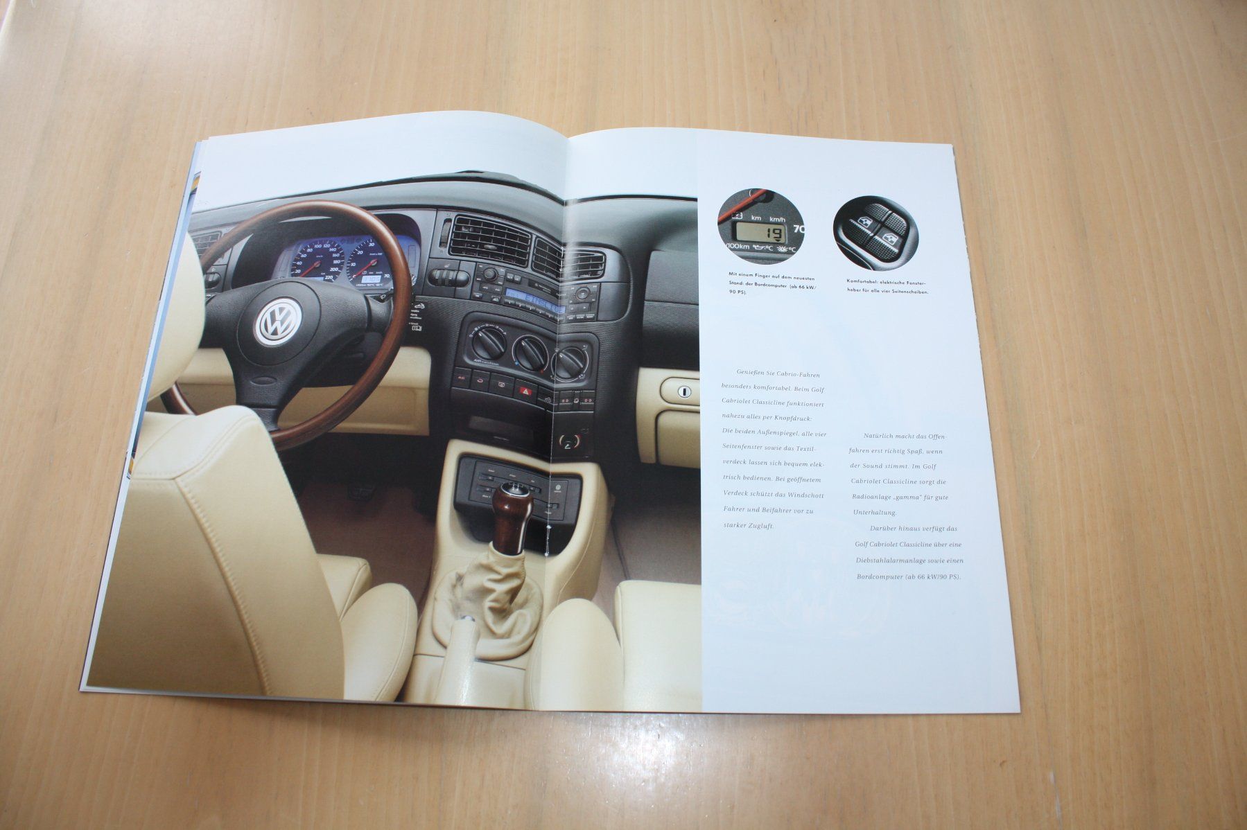 VW Documenti: VW Golf Cabriolet Classicline Prospekt 5/1999 – Usato da Wikon venduto da erwin400 4