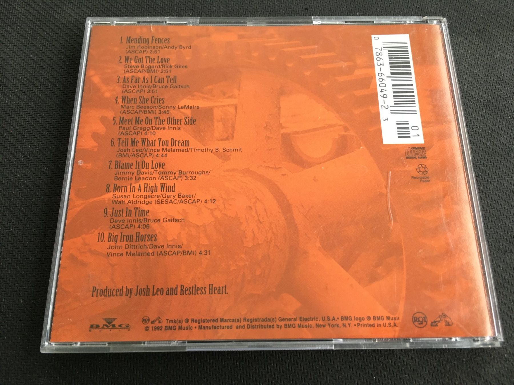 CD: Restless Heart - Big Iron Horses -CD- – Usato da St.Gallen venduto da MedienJoe 2