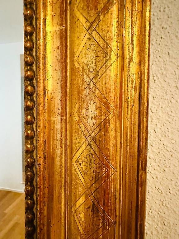 Spiegel: Antiker vergoldeter Spiegel Louis Philippe – Gebraucht aus Zürich von Hiromi 3