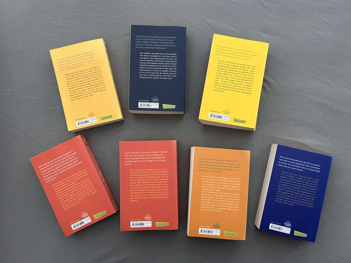 Libri: Harry Potter Bücher Set 7 Bände – Usato da Unterlangenegg venduto da Dodo2108 1