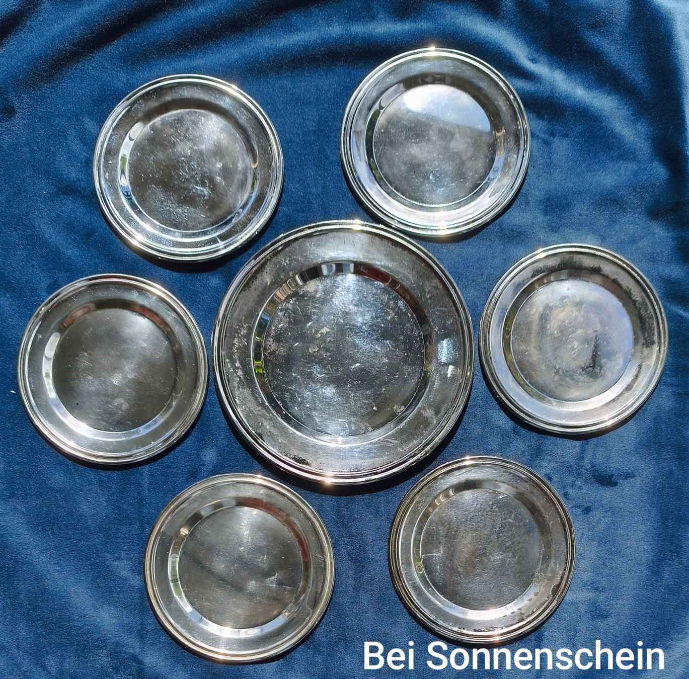 Untersetzer: 7 versilberte Untersetzer, fairer Versand – Gebraucht aus Zürich von Tanteemma369 2