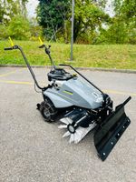 Kehrmaschine Schneepflug KM 80W Honda mit Schneeketten