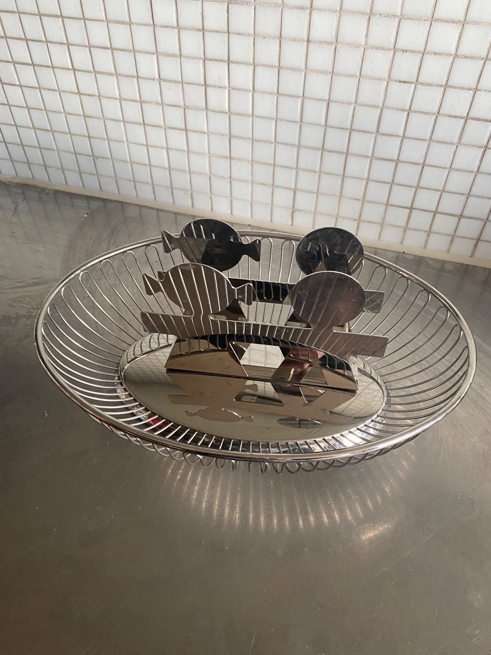Alessi Elettrodomestici da cucina: Set Alessi Brotkorb und Serviettenhalter – Usato da Solothurn venduto da BORGHAGEN 6