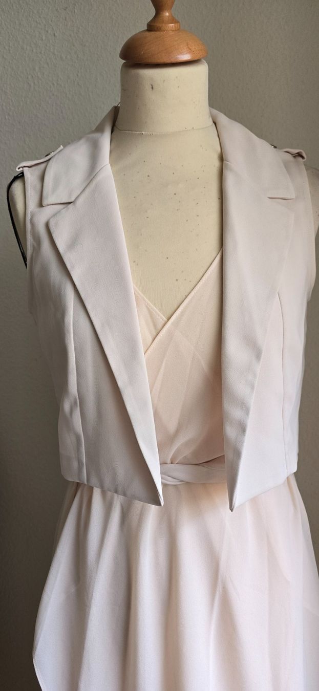 Vestiti: Robe cache coeur rose poudré, taille S – Usato da Genève venduto da Saleena 4
