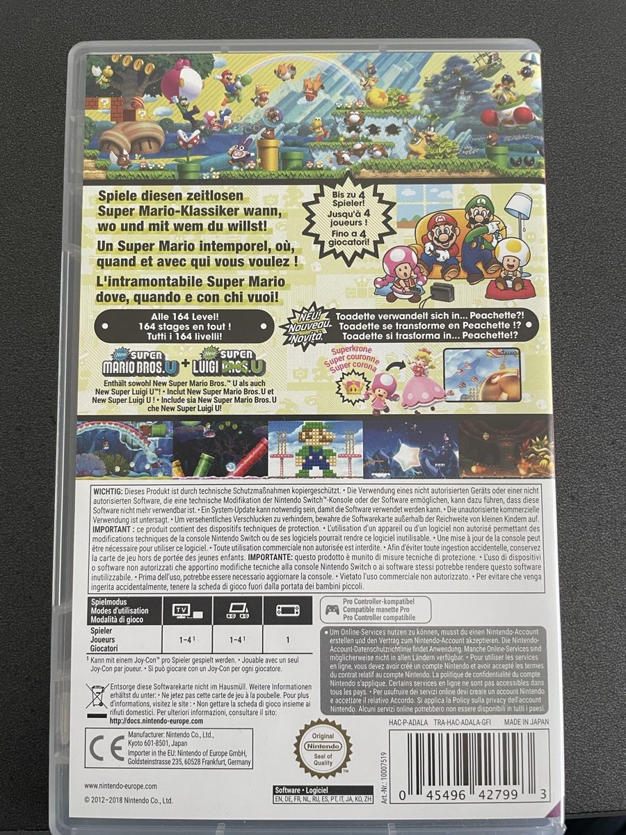 Nintendo Spiele: New Super Mario Bros U Deluxe – Gebraucht aus Wolfenschiessen von Ovomaltineguetzli 1