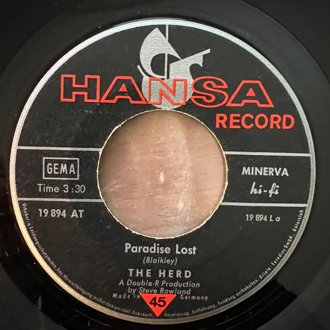 Dischi in vinile: Herd - Paradise Lost / 1. D-Press. 1968 – Usato da Gais venduto da soundcave57 1
