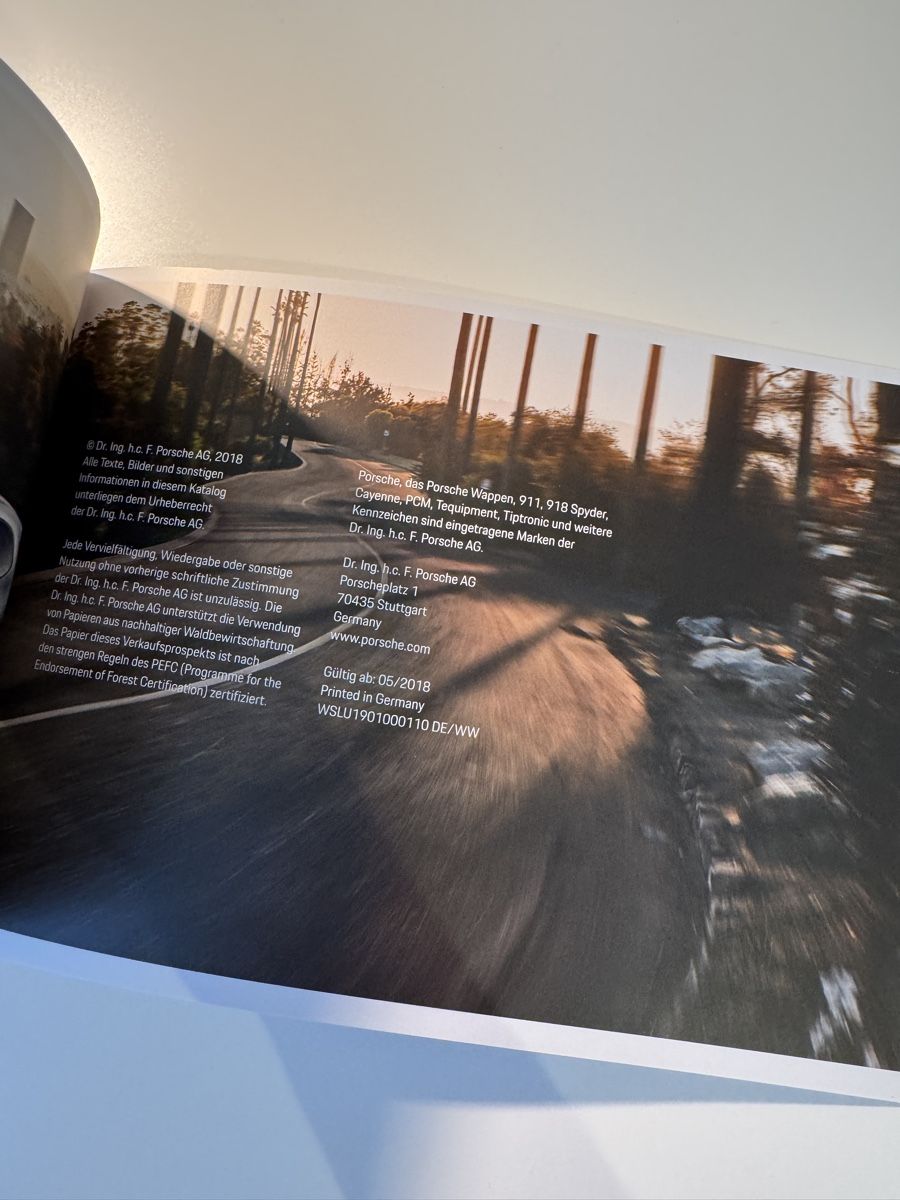 Porsche Documenti: Porsche E-Performance Modelle Katalog Broschüre 2018 – Nuovo (secondo la descrizione) da Bonstetten venduto da Rocco02 3
