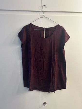Chic Burgundy Opus Blouse - 38