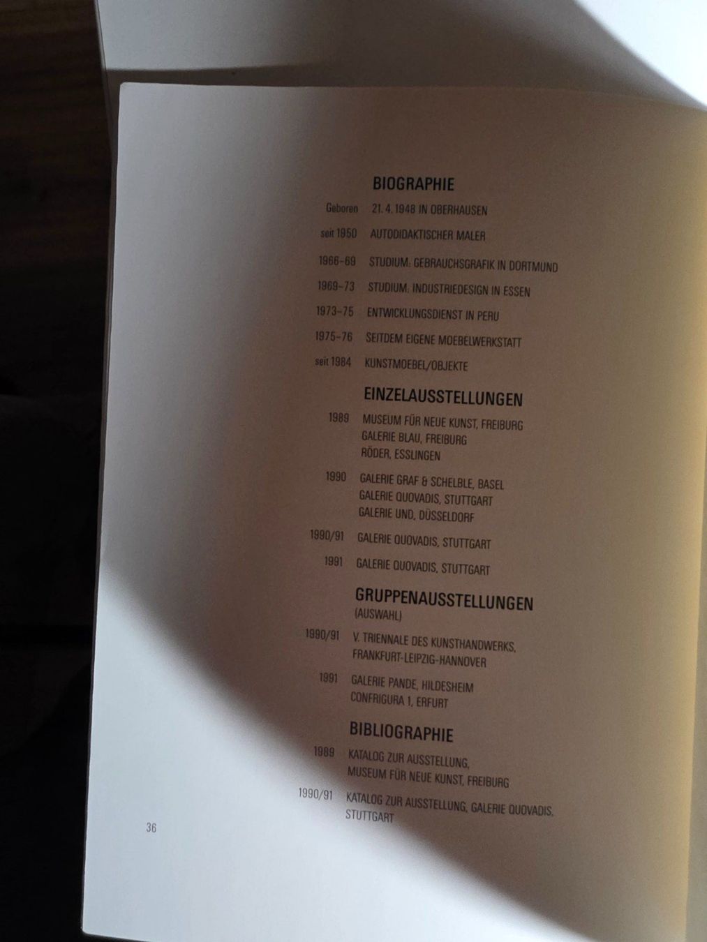 Libri: Dieter Zimmermann - 1991 - Katalog – Usato da Walterswil BE venduto da Lonitti 7