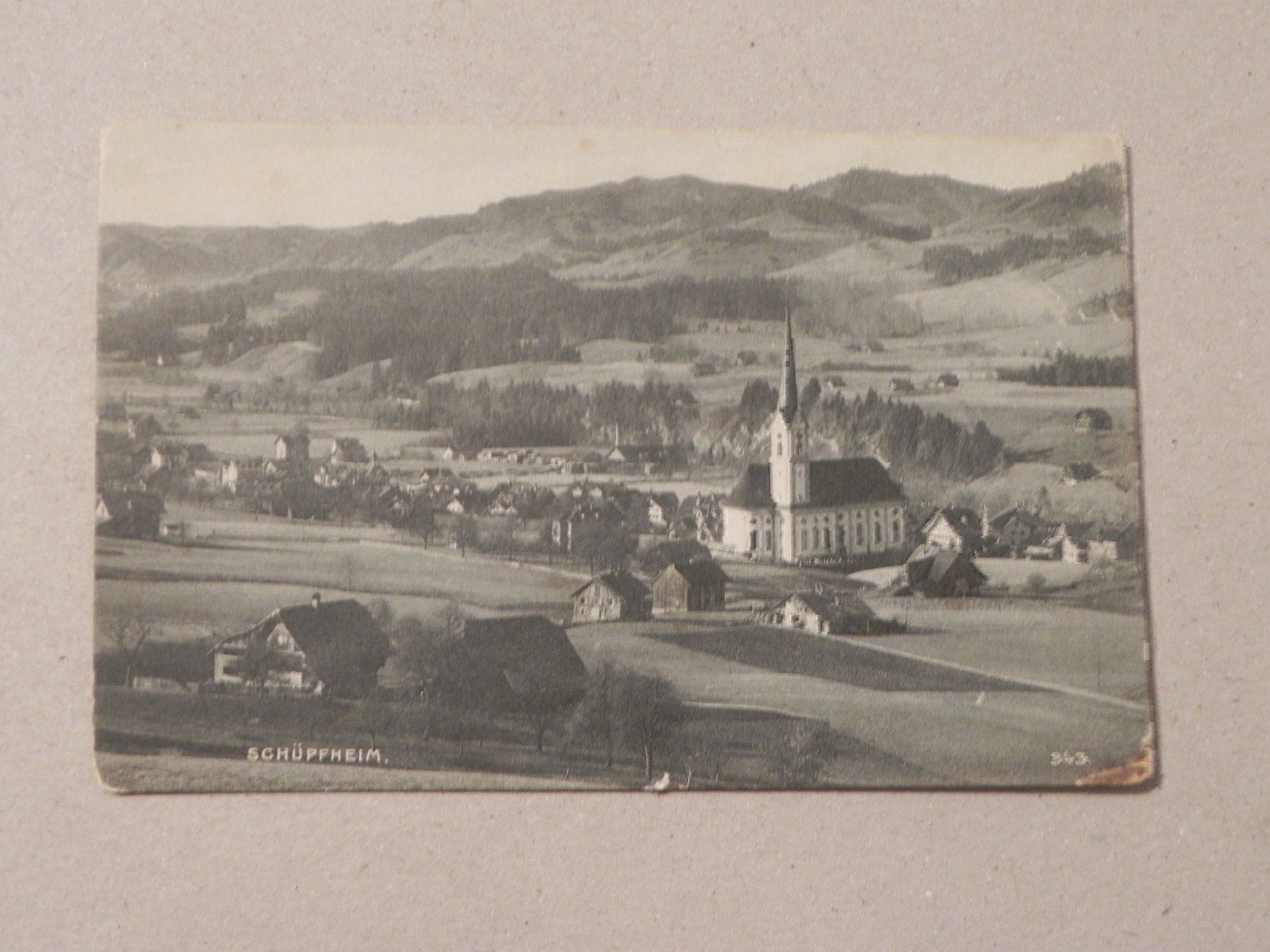 Ansichtskarten: Ansichtskarte Schüpfheim LU Luzern 1921 – Gebraucht aus Siebnen von krimsie