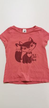 Süsses T-Shirt mit Fuchs-Motiv, Grösse 116, Top Zustand!
