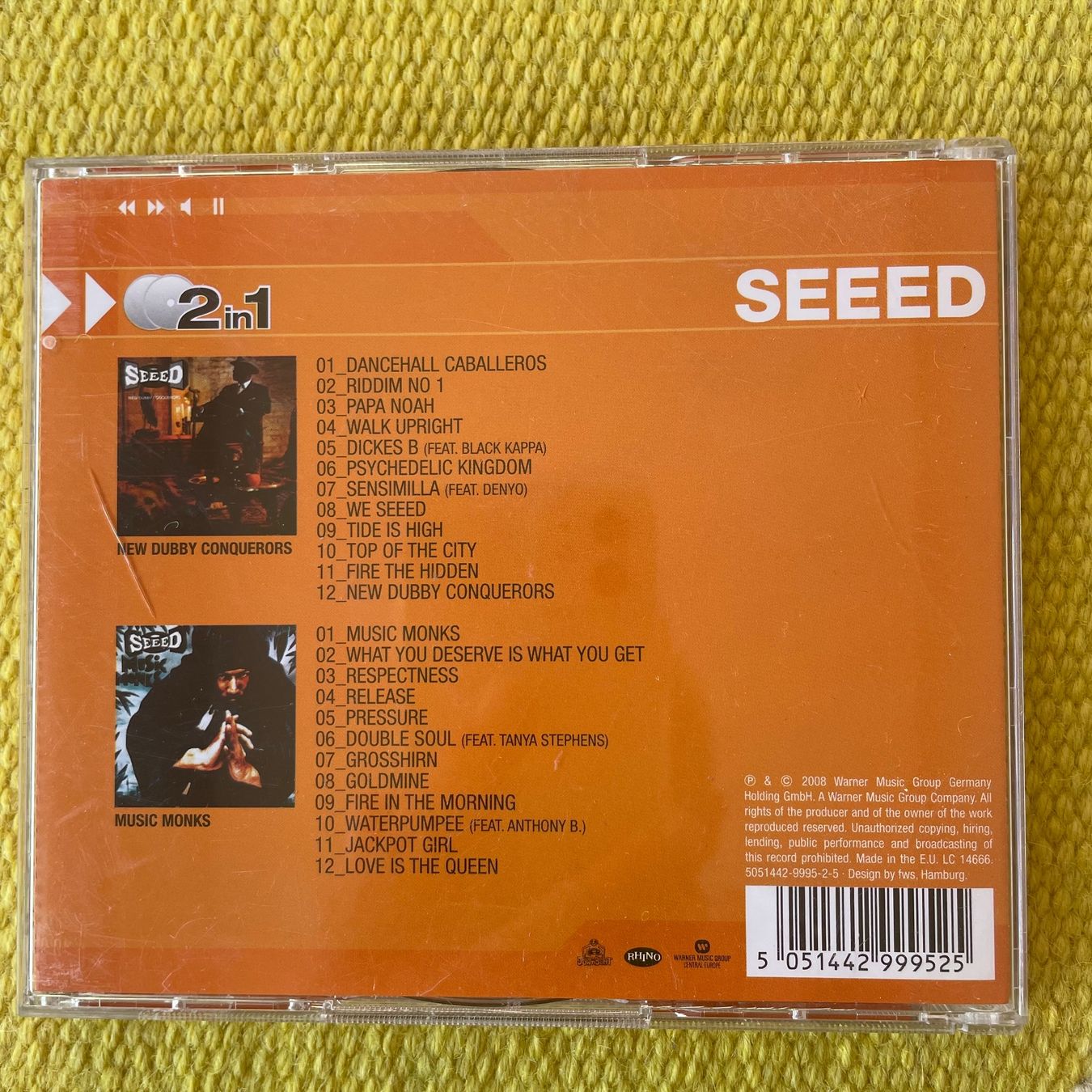 CDs: SEEED-2CD NEW DUBBY CONQUERORS/MUSIC MONKS – Gebraucht aus Rorschacherberg von CD-Roli 1