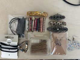 Hair Accessories Bundle – Clips, Bobby Pins, Hair Ties & Ear